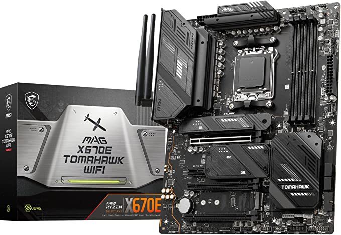 MSI MAG X670E TOMAHAWK WIFI (ATX | Support AMD Ryzen AM5 7000 Series Processor | DDR5 | Wi-Fi 6E)