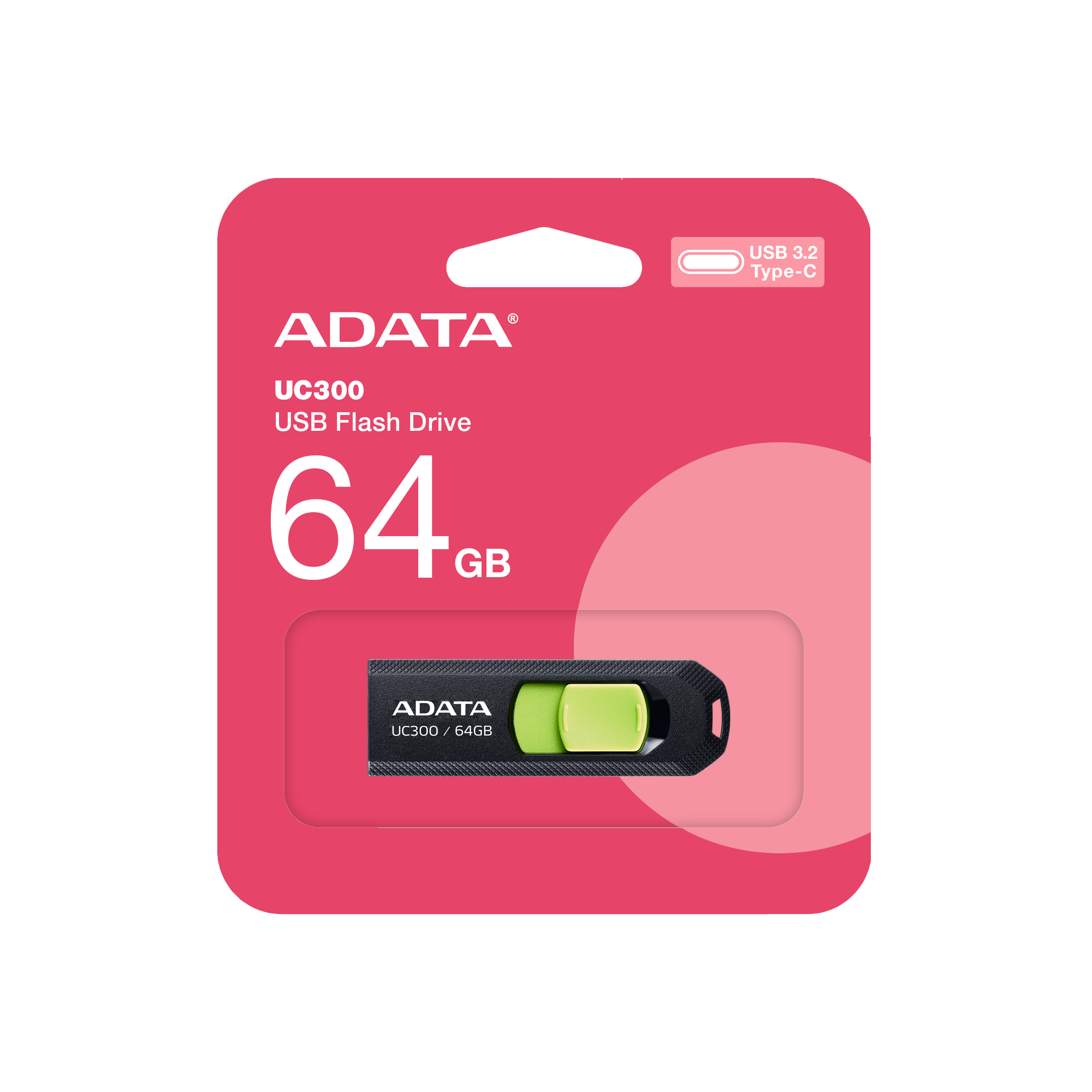 ADATA UC300 (USB-C | Capless Sliding Connector)