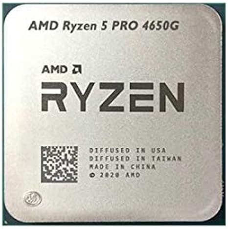 AMD CPU Ryzen 5 4650G Tray Pack [3.70~4.20 GHz, 6 Cores, 12 Threads, 8MB L3 Cache, 3MB L2 Cache, 7nm, Zen 2, AM4, Support DDR4, Radeon Graphics]