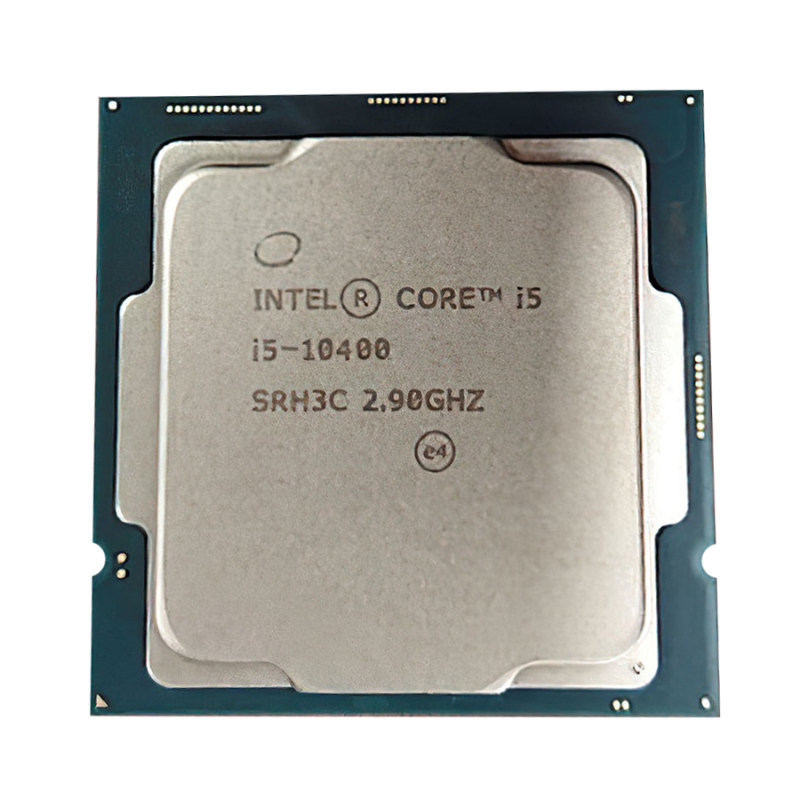 Intel CPU 10th Gen Core i5-10400 Tray Pack, [2.9~4.3 GHz, 6 Cores, 12 Threads, 12M, 14nm , 128GB, LGA1200, Support DDR4]