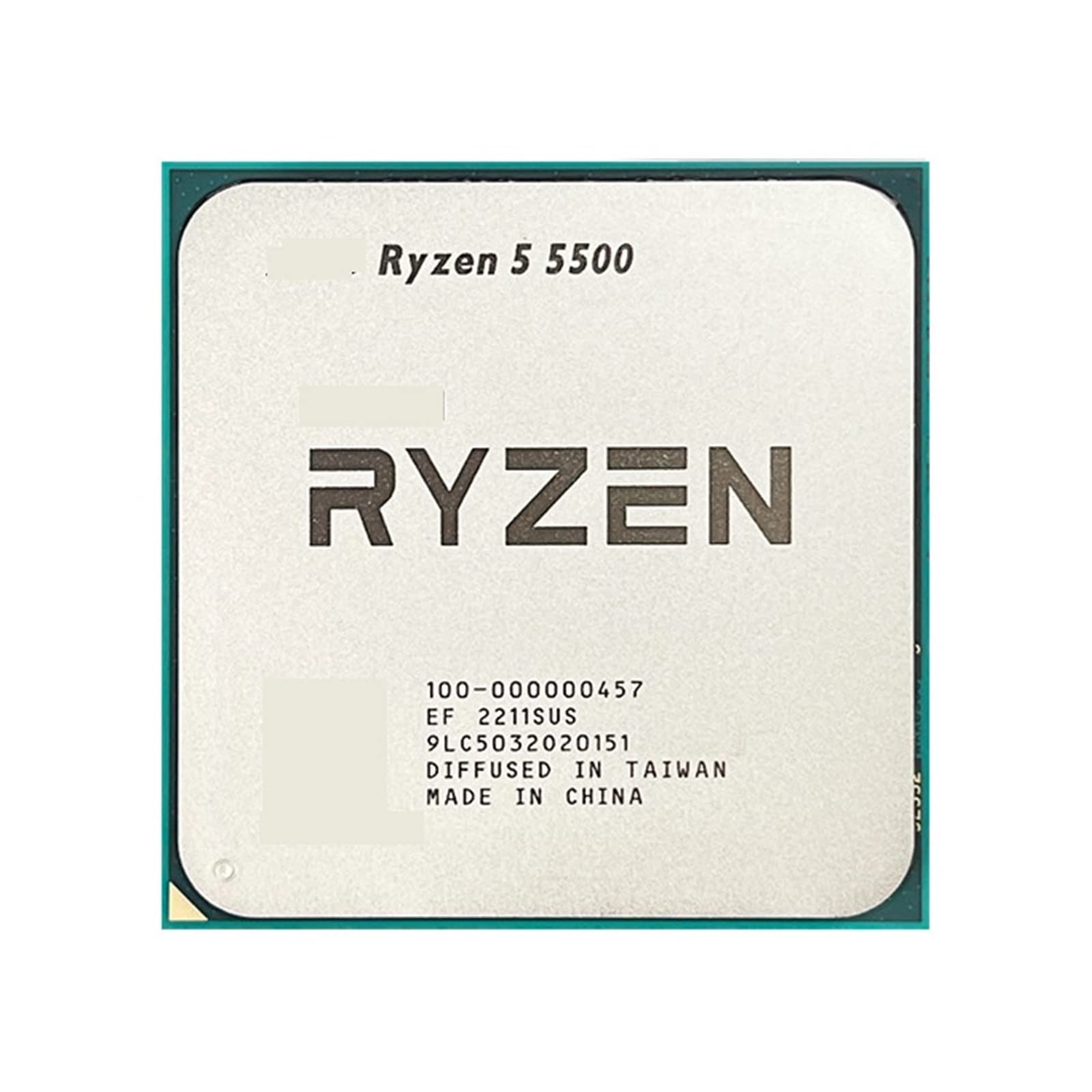 AMD CPU Ryzen 5 5500 Tray Pack [3.60~4.20 GHz, 6 Cores, 12 Threads, L2 3MB, 16MB L3 Cache, 3Mb L2 Cache, 7nm, Zen 3, AM4, Support DDR4]