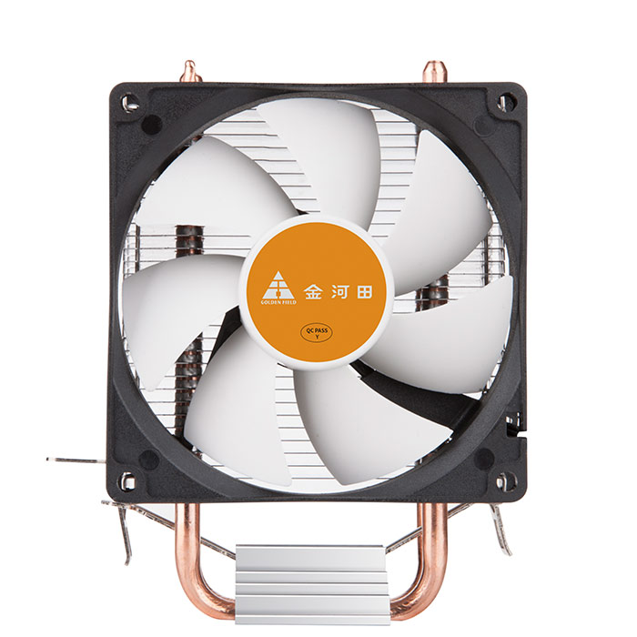 GOLDEN FIELD Y004 Air Cooler (90mm RGB FAN | 4 Copper Heatsink Pipes | For Intel & AMD)