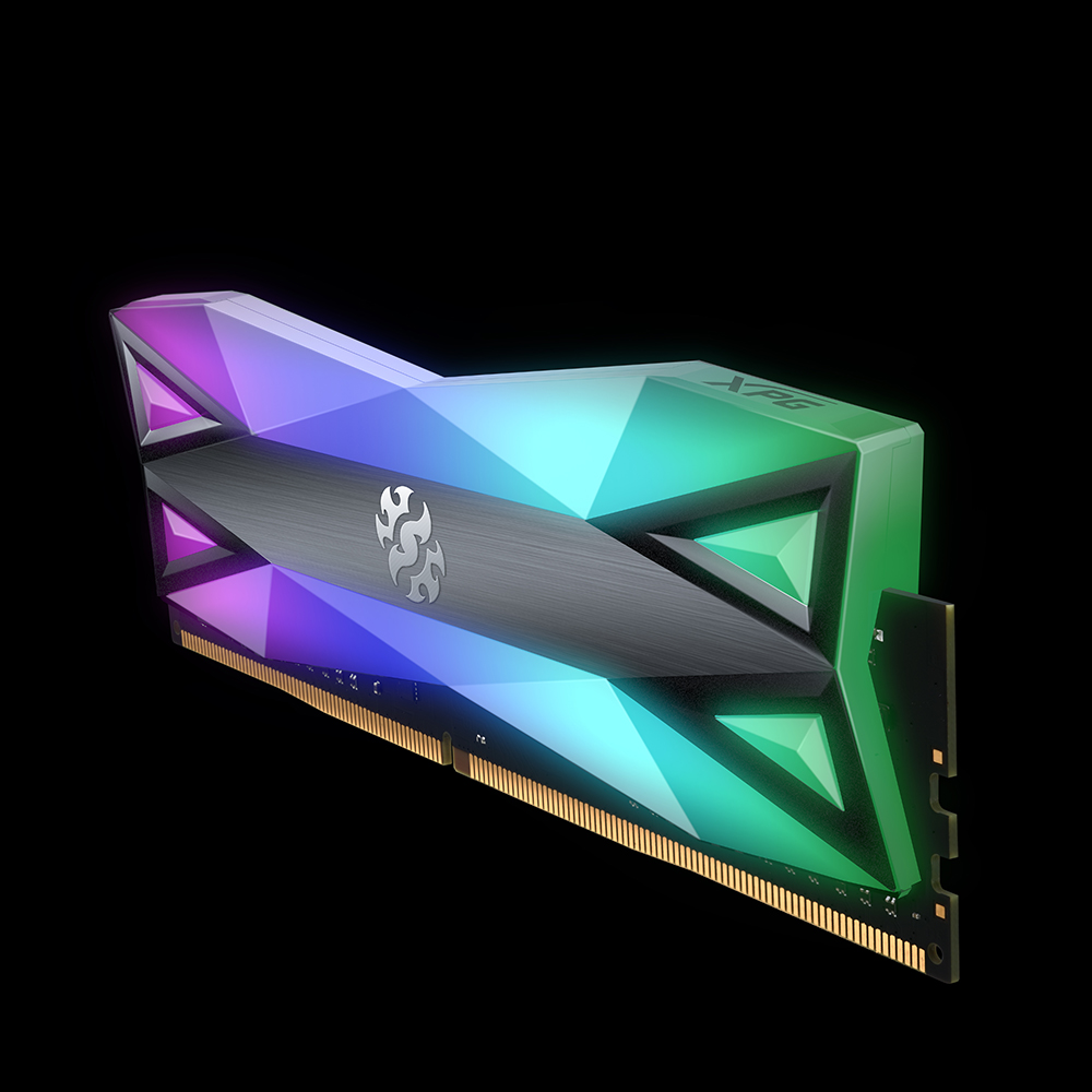 XPG Spectrix D60G 16GB (ARGB Light | Heatsink | 3600MHz | Supports Intel® XMP 2.0 Overclocking)