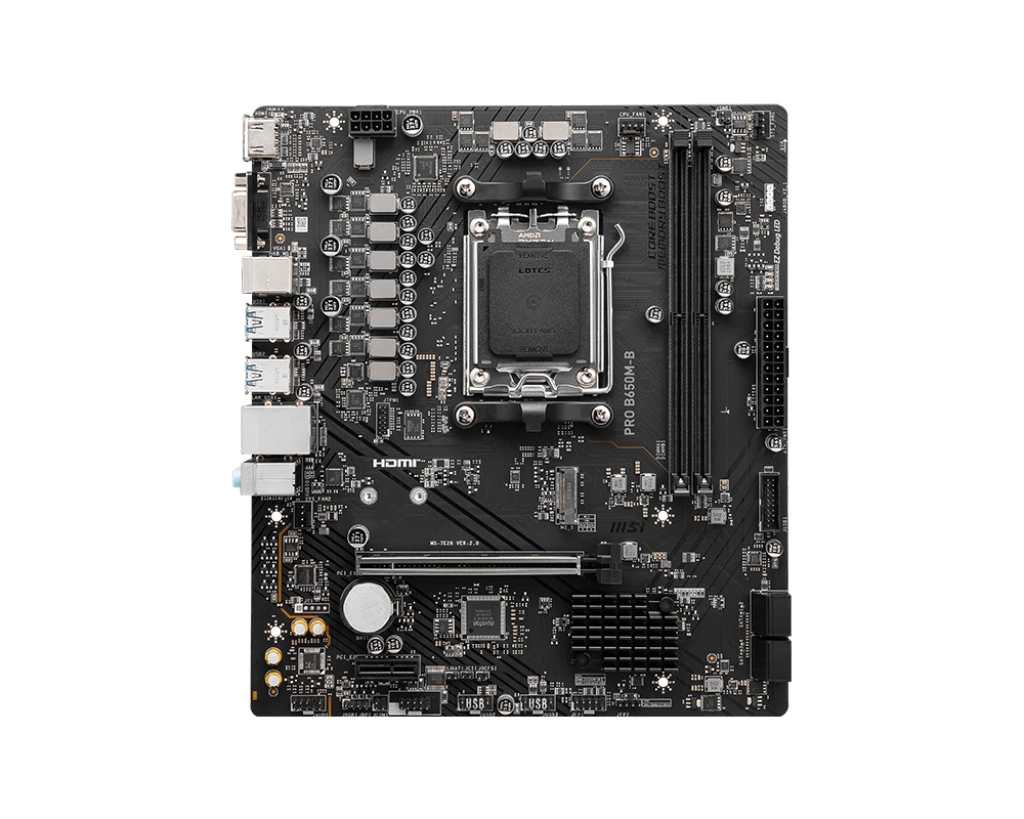 MSI PRO B650M-B (Micro- ATX | AMD Ryzen 7000 Series | DDR5 | HDMI)