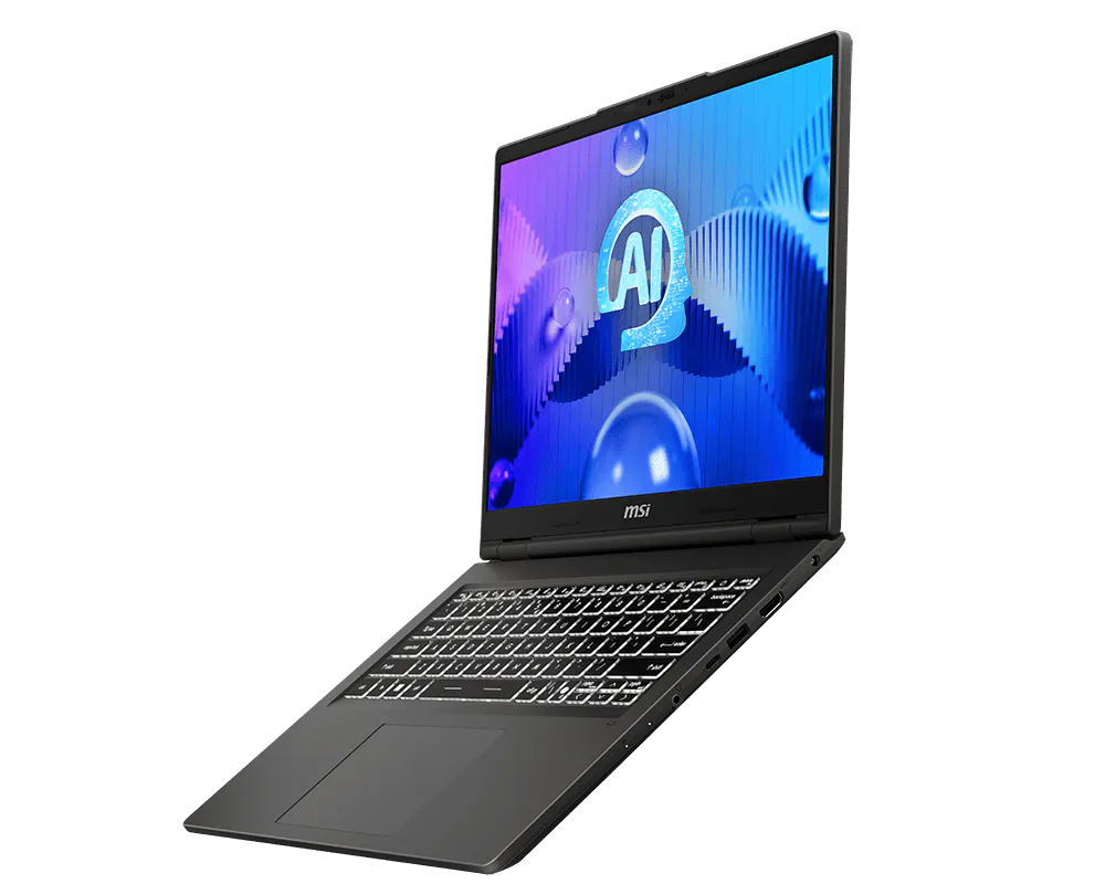 MSI 14” Venture 14 AI A1M Core Ultra 7 AI Laptop | Full HD IPS Panel | Intel Arc Graphics | 8GB DDR5 | 512GB NVme SSD | Backlit Keyboard | 90W Adapter