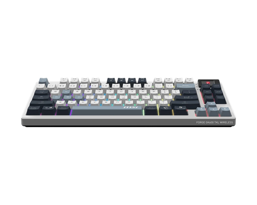 MSI Forge GK600 TKL SKY (Mechanical Linear, Anti-Ghosting Keys,RGB, 50M+ Key Stroke Life, 1 MSI Forge GK600 TKL SKY (Mechanical Linear, Anti-Ghosting Keys,RGB, 50M+ Key Stroke Life, 1