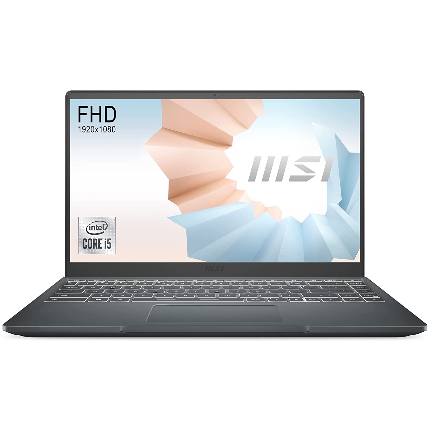 MSI Modern 14 B10MW Laptop (10th Gen Intel Core i5 | 8GB RAM  | 256GB M.2 NVMe SSD | 14