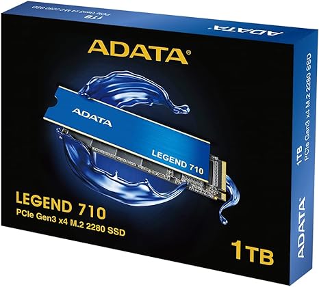 ADATA Legend 710 (PCIe Gen3 | R/W Up to 2400/1800 MB/s | SLC Caching | Heatsink)