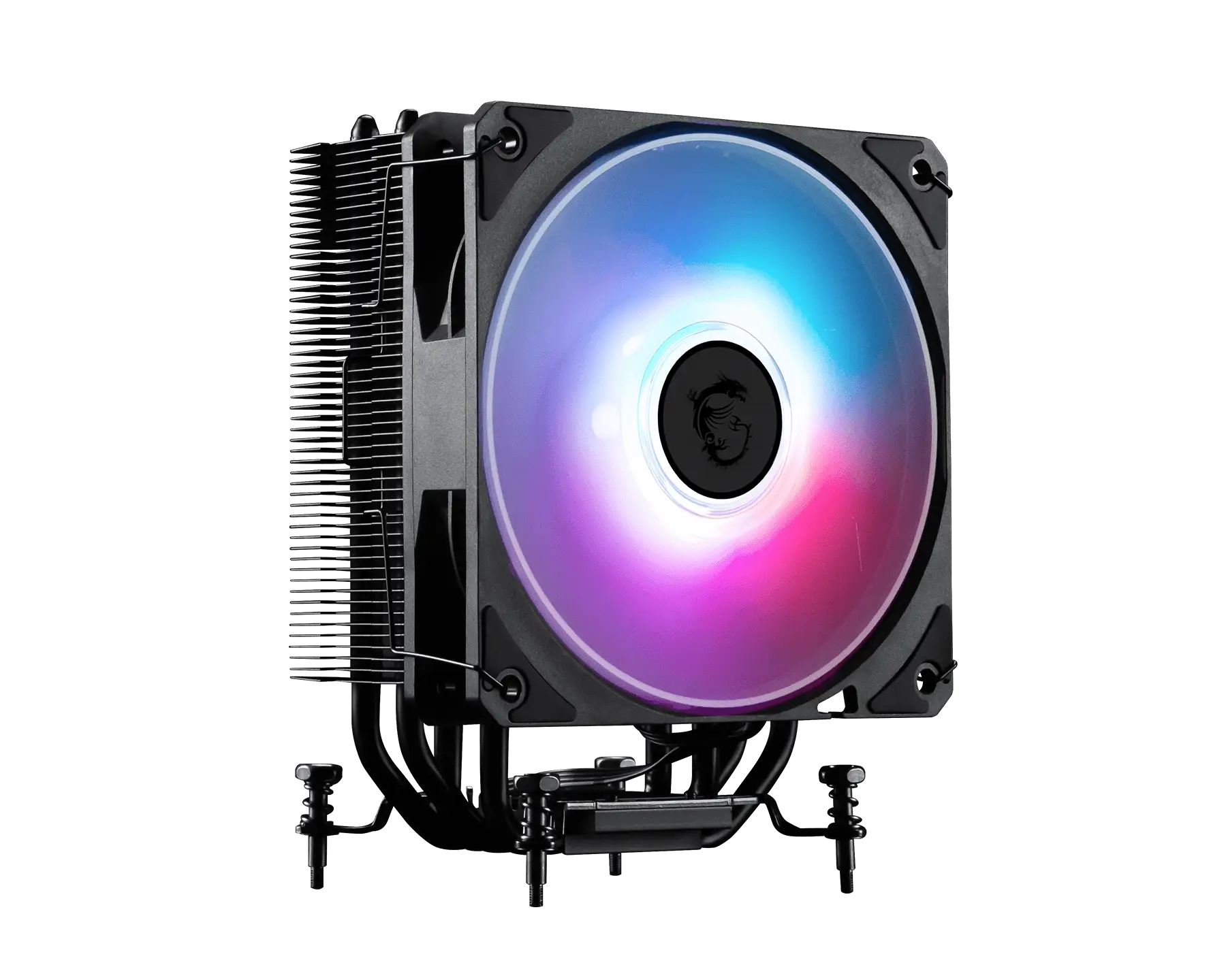 MSI Air Cooler MAG CORERFROZR AA13 (ARGB FAN, 4 Copper Heatsink Pipes, 2070 RPM, Support: Intel and AMD)