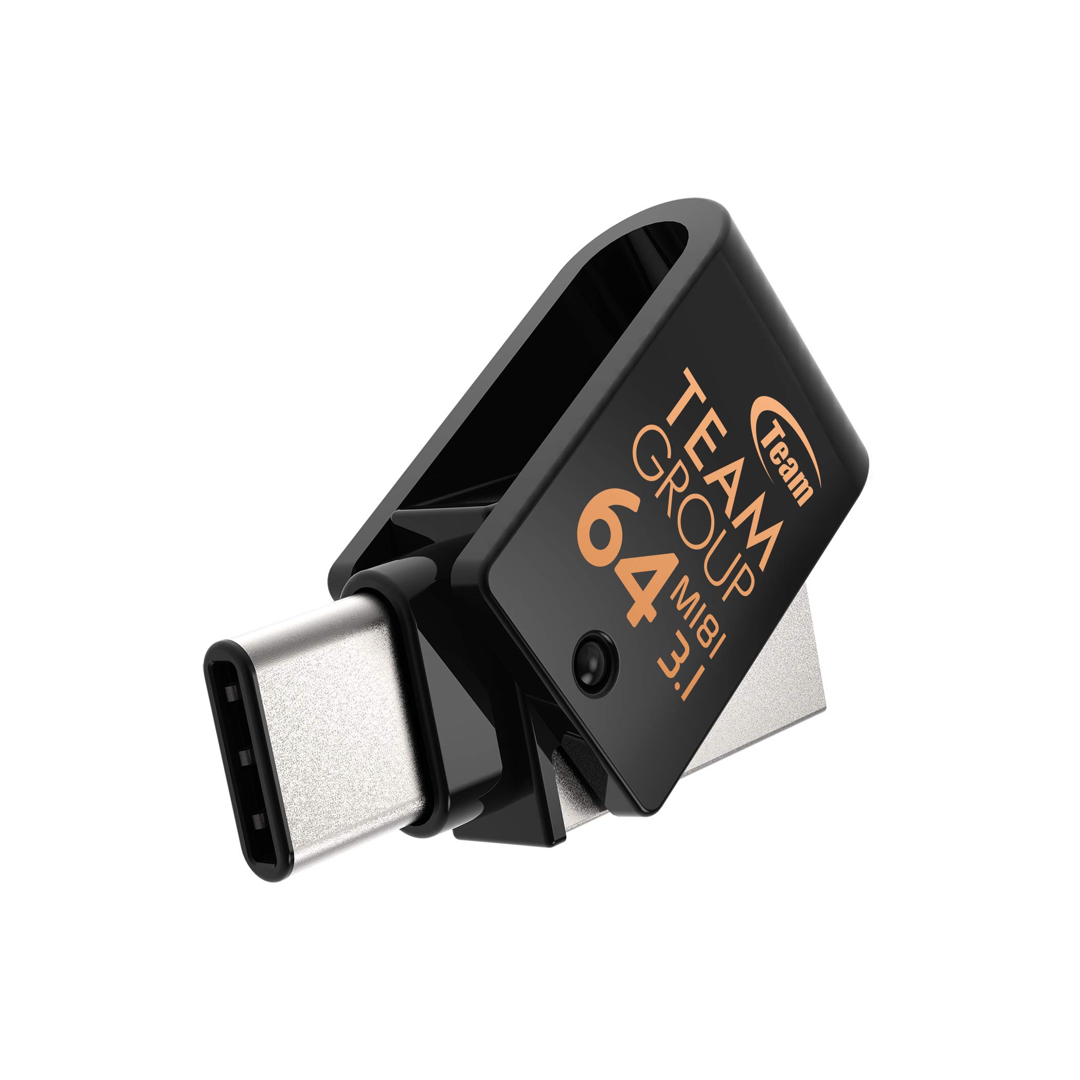 TeamGroup M181 USB-C OTG Pendrive (64GB | USB-C & USB 3.2 | Support Mobile/Tablet/PC | 33mm Compact Size)