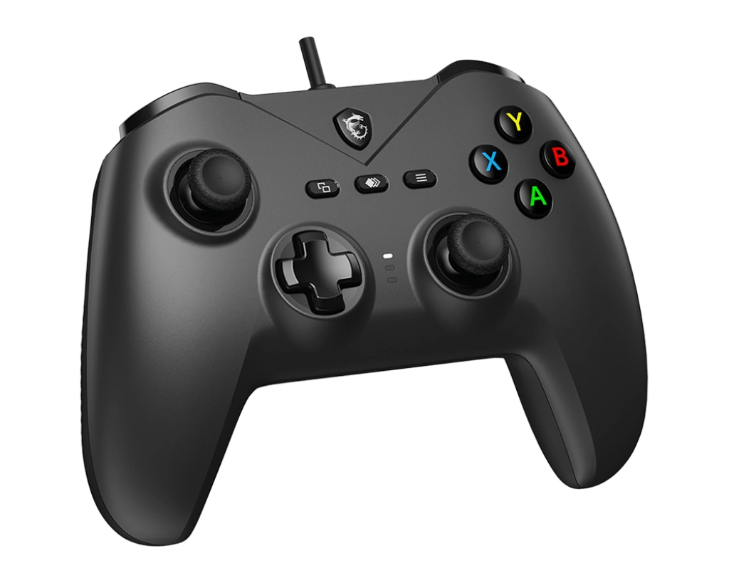 MSI Force GC200 (Wired, Dual Vibration Motors, Durable Switch, D-Pad Cover, Hall-effect triggers, USB)