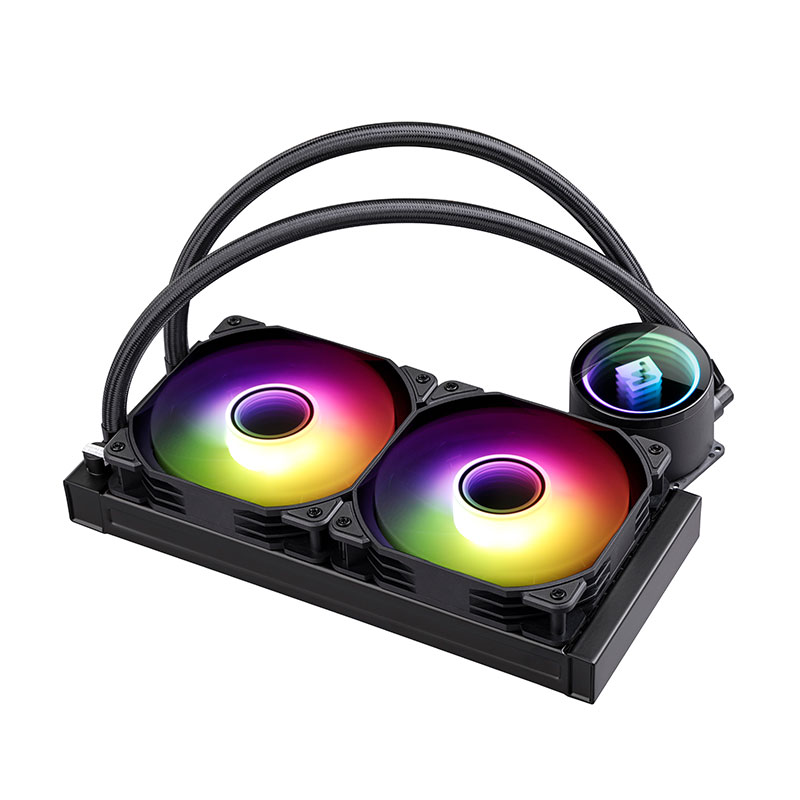 Golden Field TJ-240 (Double 12CM RGB FAN | Aluminum Radiator | Support Intel & AMD System)