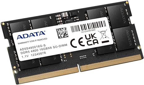 ADATA Laptop RAM 8GB (DDR5 | 4800MHz)