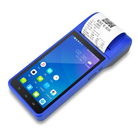 HBA-P6000 Bluetooth Thermal Printer 58mm Wifi Handheld Terminal POS Android PDA device NFC Wireless FREE POS System Billing Machine