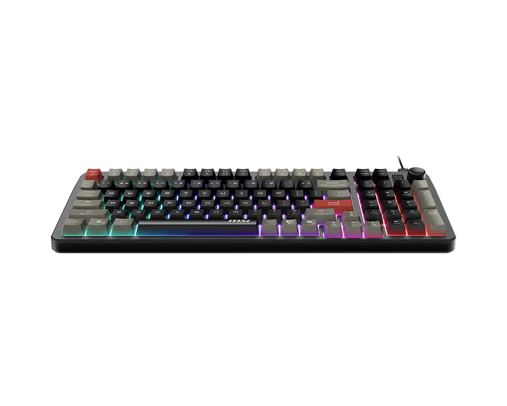 MSI Forge GK110 RGB Gaming USB  / Membrane Switch / wired Keyboard